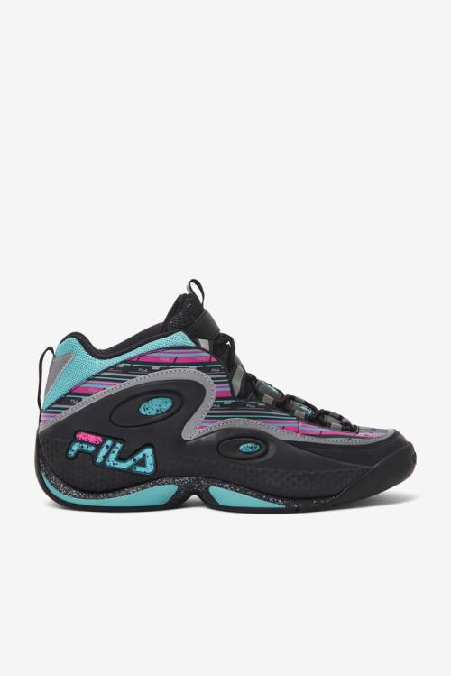 Fila Grant Hill 3 Superge Moški Črna / Roza | Fila517WI