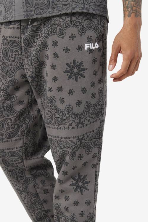 Fila Hemlock Jogger Hlače Moški Siva | Fila084LC