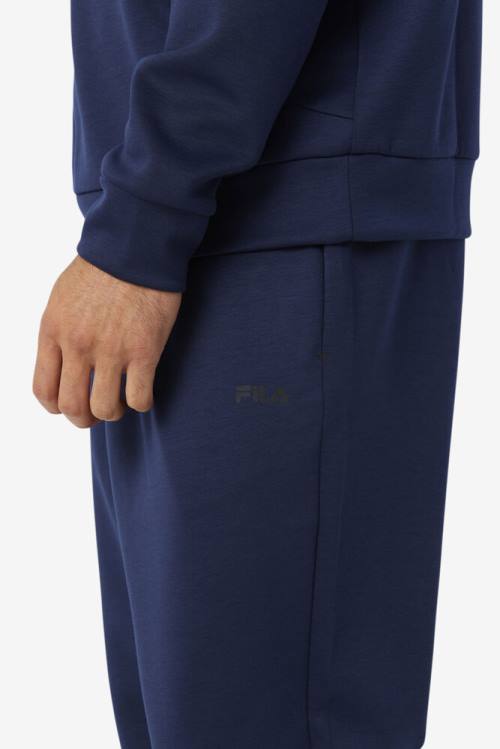 Fila Himmat Jogger Hlače Moški Mornarica / Črna | Fila039FN