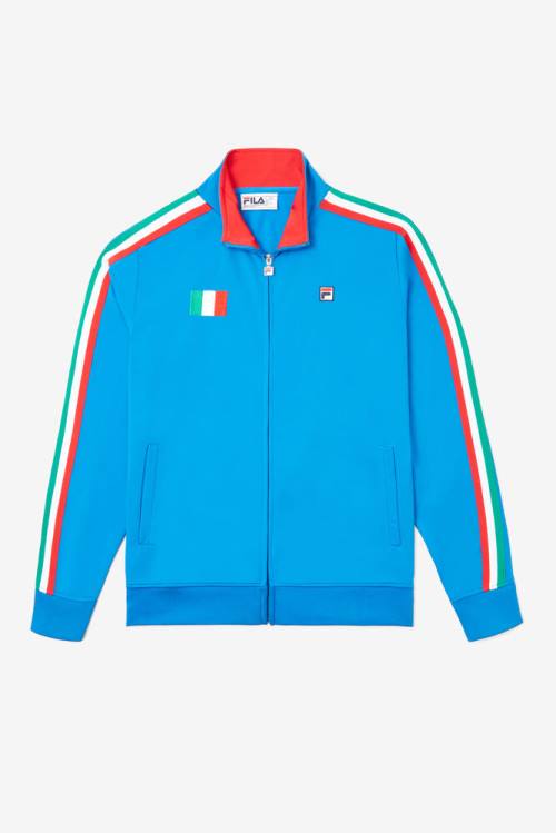 Fila Italy Track Jakne Ženske Modra / Rdeča | Fila610MG