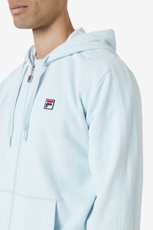 Fila Joey Full Zip Pulover s kapuco Moški Modra | Fila425IJ