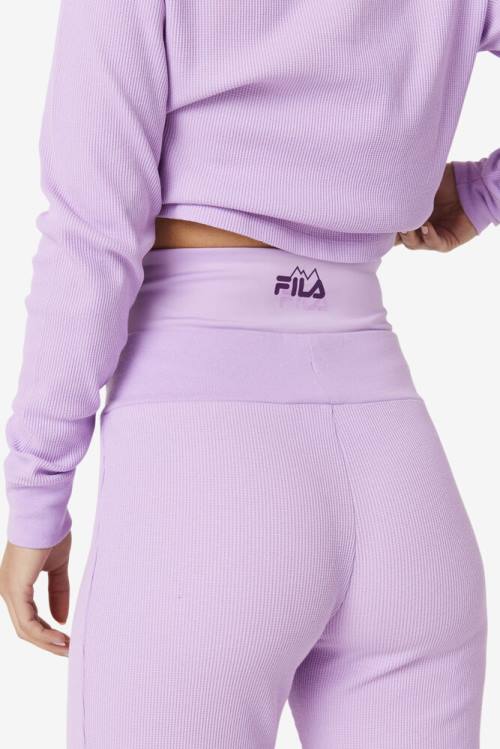 Fila Jordyn Thermal Jogger Hlače Ženske Svetloba Vijolična | Fila196PH