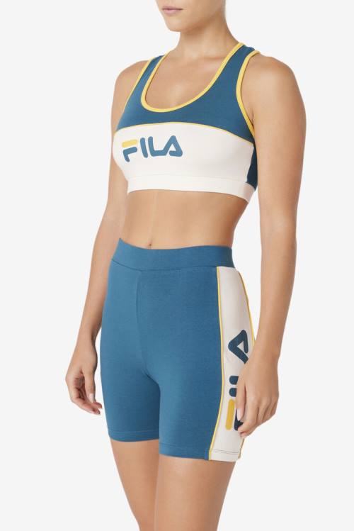 Fila Kairi Bra Tops Ženske Modra Koral | Fila942BU