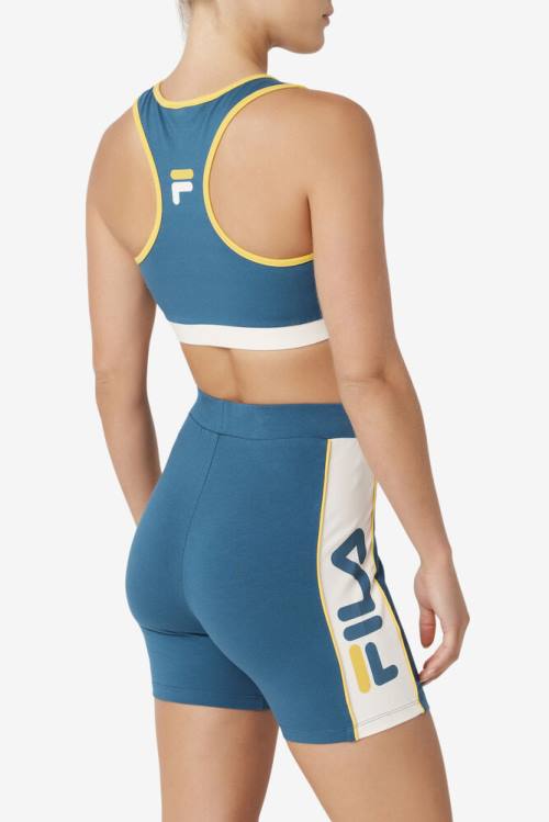 Fila Kairi Bra Tops Ženske Modra Koral | Fila942BU