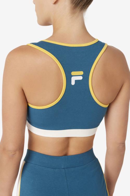 Fila Kairi Bra Tops Ženske Modra Koral | Fila942BU