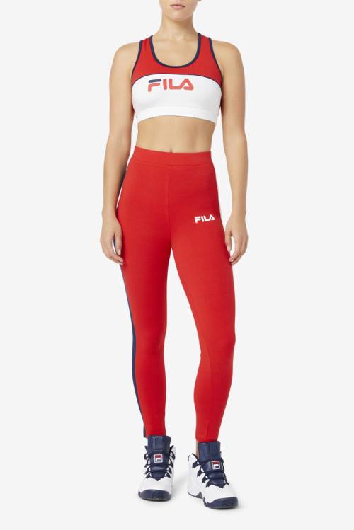 Fila Kairi Bra Tops Ženske Rdeča | Fila087CW