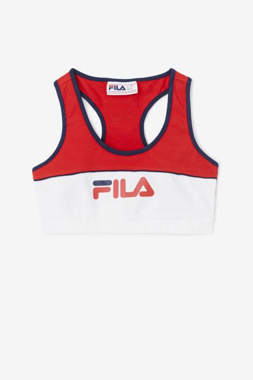 Fila Kairi Bra Tops Ženske Rdeča | Fila087CW