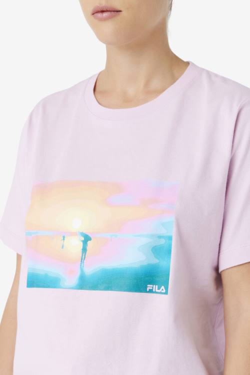 Fila Kenzie Tee Majice Ženske Vijolična | Fila587EI