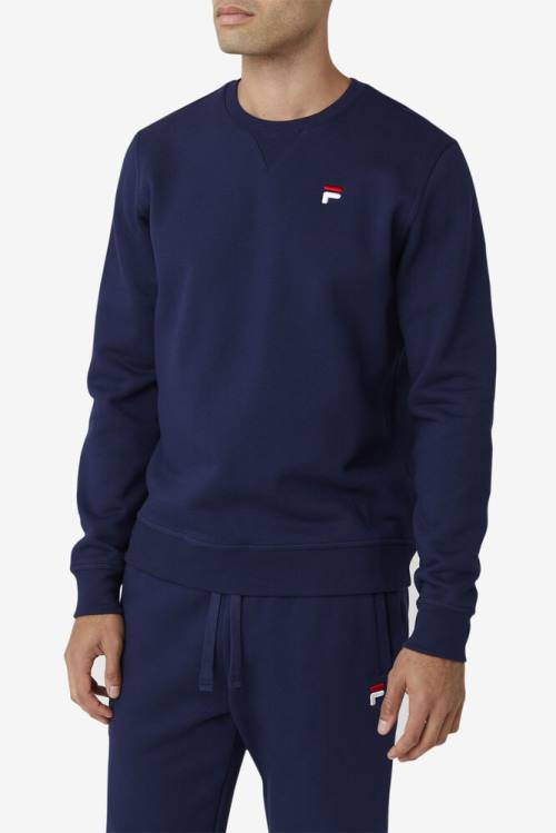 Fila Kieve Pulover Moški Mornarica | Fila986JW