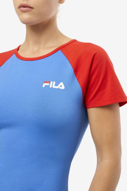 Fila Kyra Obleke Ženske Svetloba Modra / Rdeča | Fila326CW