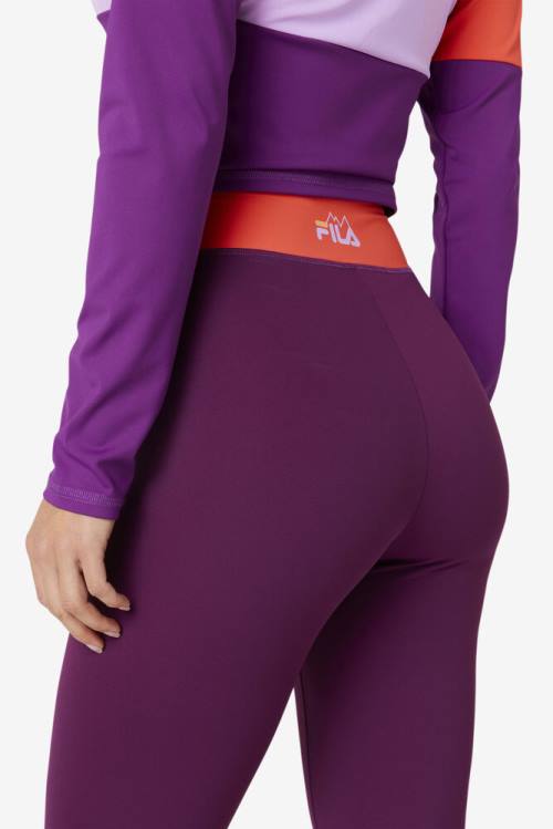 Fila Marnie Base Layer Pajkice Ženske Vijolična | Fila860HM