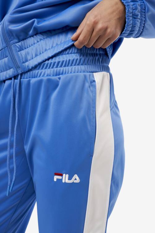 Fila Mckenna Jogger Hlače Ženske Bela / Svetloba Modra | Fila064YW