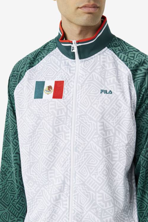 Fila Mexico Track Jakne Ženske Bela / Rdeča | Fila395XB