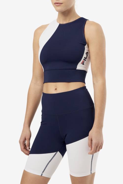 Fila Millie Tank Tops Ženske Mornarica | Fila194QO