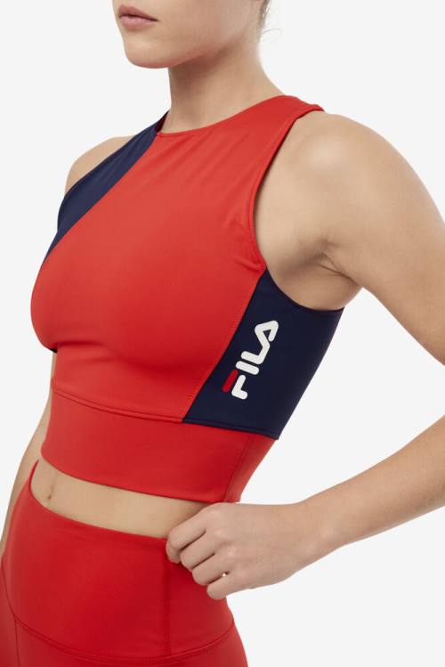 Fila Millie Tank Tops Ženske Rdeča | Fila859RX