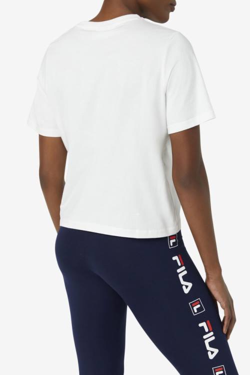 Fila Miss Eagle Tee Majice Ženske Bela | Fila291LC