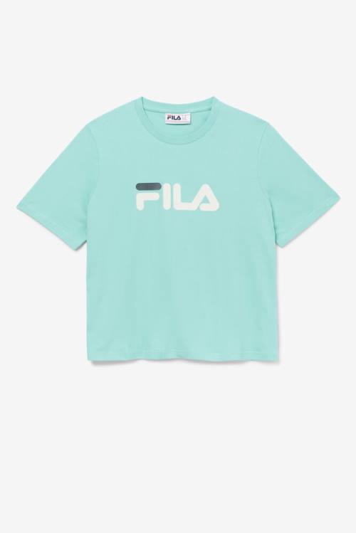 Fila Miss Eagle Tee Majice Ženske Modra Turkizna | Fila328ST