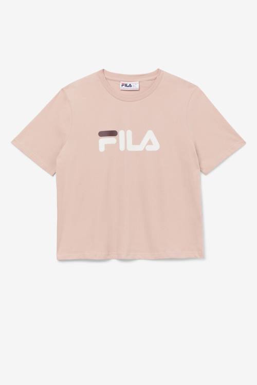 Fila Miss Eagle Tee Majice Ženske Roza Temno | Fila184KH