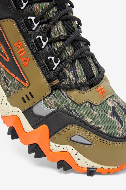 Fila Oakmont Tr Mid Camo Škornji Moški Olivno Zelene | Fila462JY