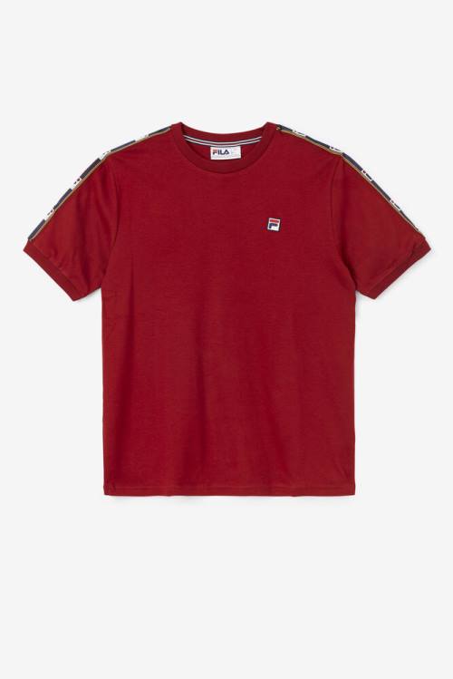 Fila Oliver Tee Majice Moški Rdeča | Fila340WL