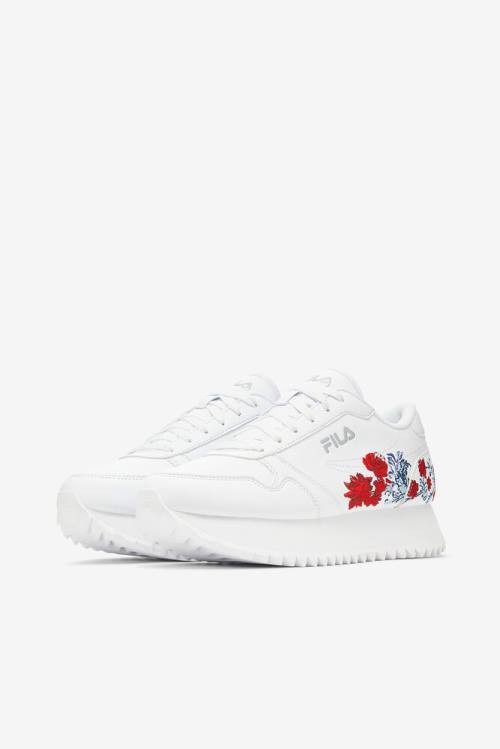 Fila Orbit Flower Superge Ženske Bela | Fila478VX