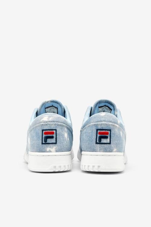 Fila Original Fitness Denim Superge Moški Bela / Mornarica / Modra | Fila472CP