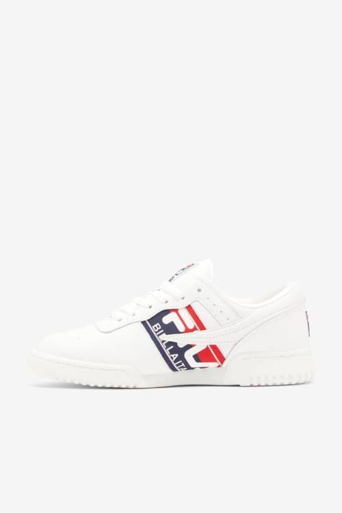 Fila Original Fitness Logo Tape Superge Moški Bela / Mornarica / Rdeča | Fila340CH