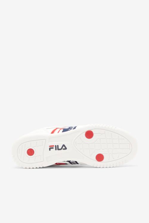 Fila Original Fitness Logo Tape Superge Moški Bela / Mornarica / Rdeča | Fila340CH