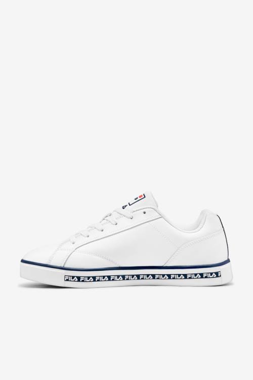 Fila Original Fitness Original Court Leather Superge Moški Bela / Mornarica / Rdeča | Fila063WK