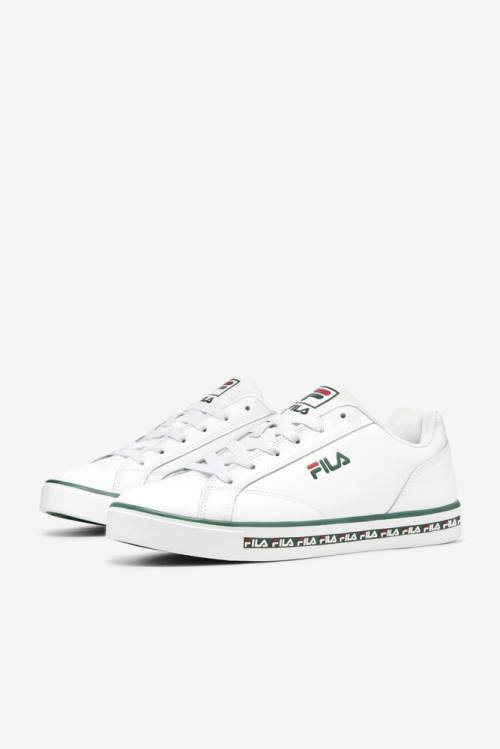 Fila Original Fitness Original Court Leather Superge Moški Bela / Rdeča | Fila120HX