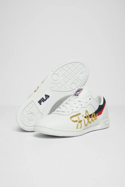 Fila Original Fitness Signature 2 Superge Ženske Bela / Mornarica / Rdeča | Fila928VL