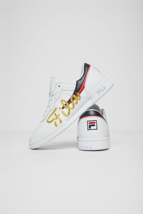 Fila Original Fitness Signature 2 Superge Ženske Bela / Mornarica / Rdeča | Fila928VL