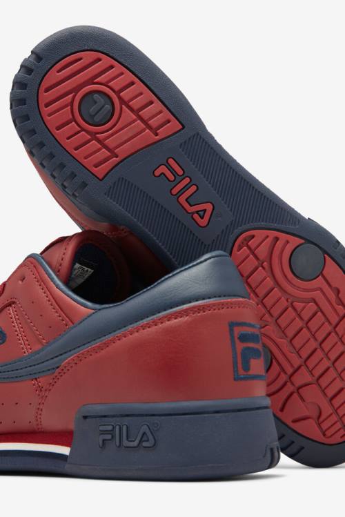 Fila Original Fitness Superge Moški Rdeča / Mornarica / Bela | Fila421YC