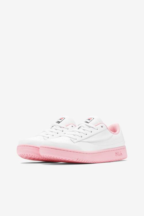 Fila Original Tennis Lux X Barneys Superge Ženske Bela / Koral Roza / Črna | Fila271LQ