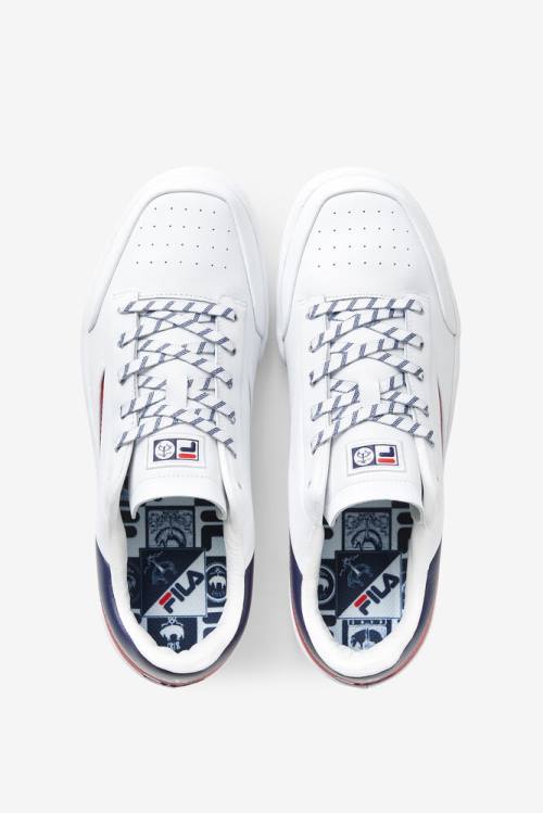 Fila Original Tennis Lx X Brooks Brothers Tenis Copati Ženske Bela / Mornarica / Rdeča | Fila632TE