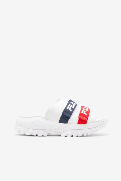 Fila Outdoor Natikači Ženske Bela / Mornarica / Rdeča | Fila728XI