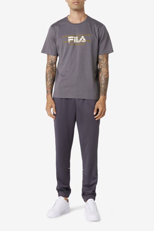 Fila Pepacton Tee Majice Moški Siva | Fila840RN