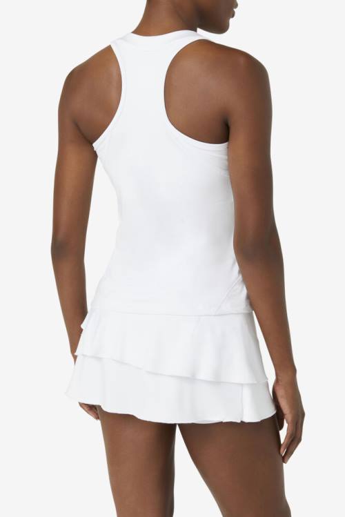 Fila Pickleball Halter Tank Tops Ženske Bela | Fila670VX