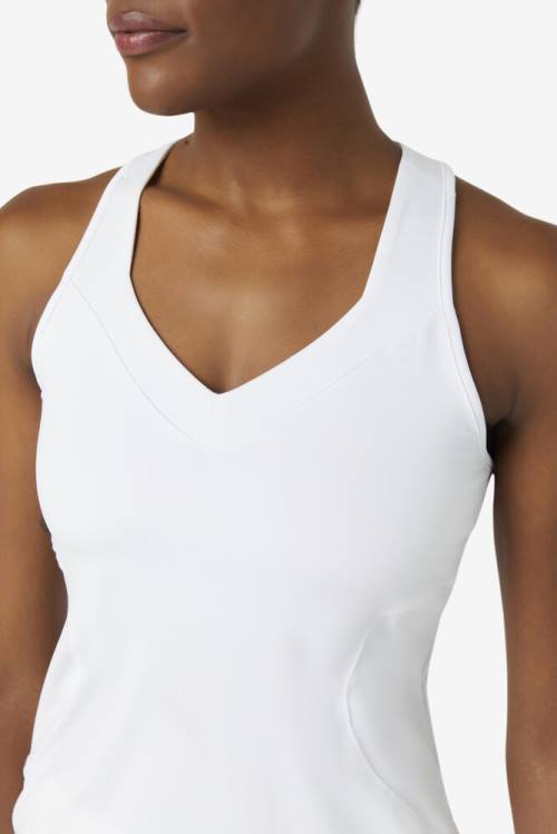 Fila Pickleball Halter Tank Tops Ženske Bela | Fila670VX