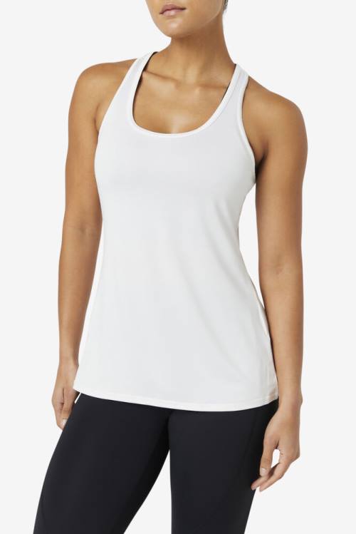 Fila Pickleball Racerback Tank Tops Ženske Bela | Fila369IN