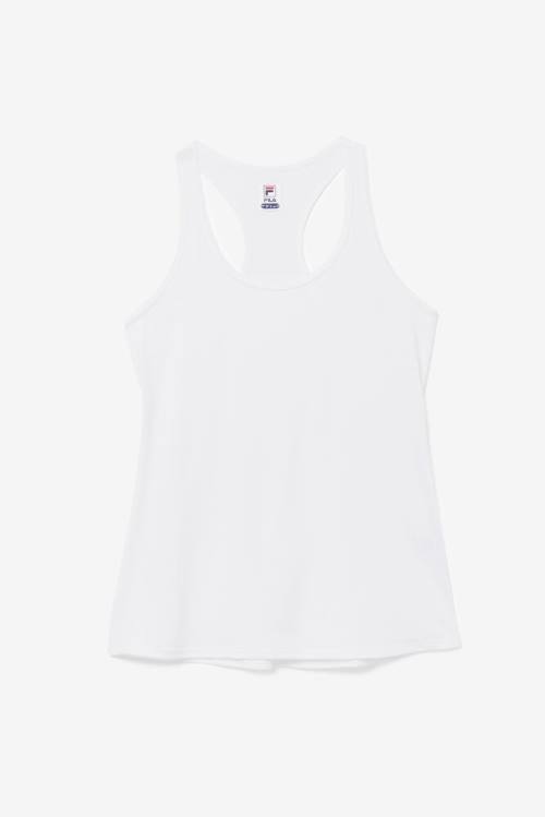 Fila Pickleball Racerback Tank Tops Ženske Bela | Fila369IN