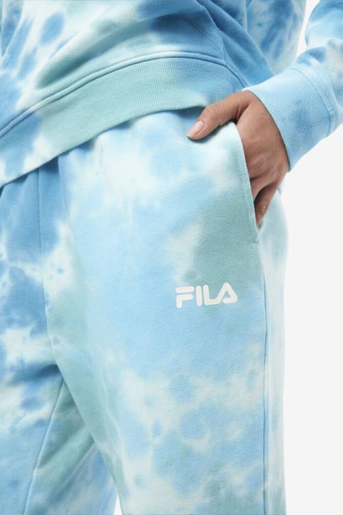 Fila Raleigh Tie Dye Jogger Hlače Ženske Bela | Fila249ZH