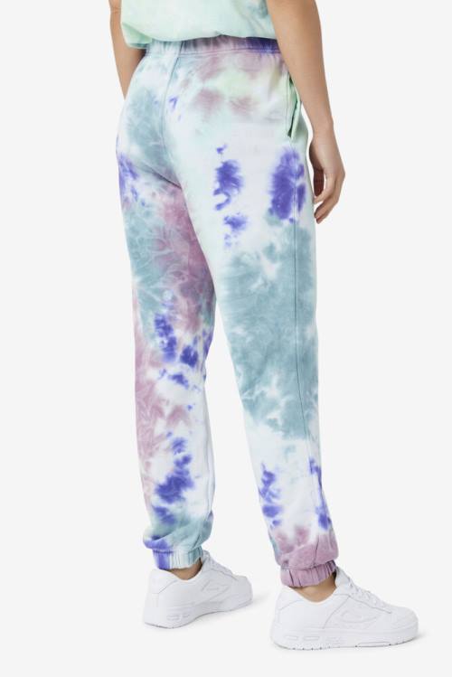 Fila Raleigh Tie Dye Jogger Hlače Ženske Modra | Fila352HJ