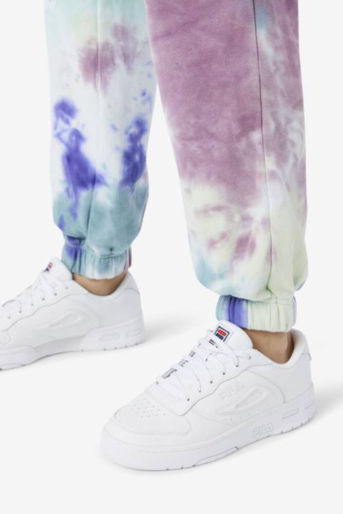 Fila Raleigh Tie Dye Jogger Hlače Ženske Modra | Fila352HJ