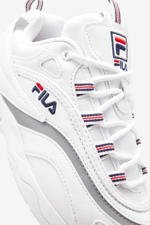 Fila Ray Superge Ženske Bela / Mornarica / Kovinski Srebrna | Fila420CD