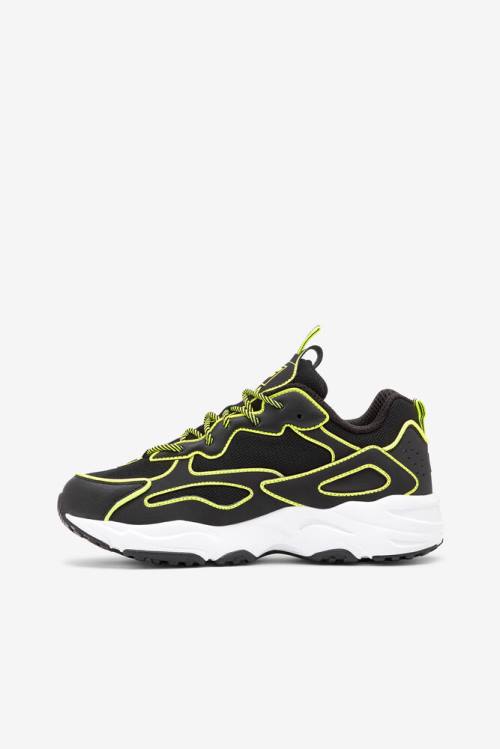 Fila Ray Tracer Neon Superge Ženske Črna / Rumena / Bela | Fila238MS