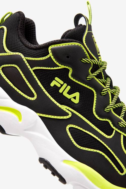 Fila Ray Tracer Neon Superge Ženske Črna / Rumena / Bela | Fila238MS