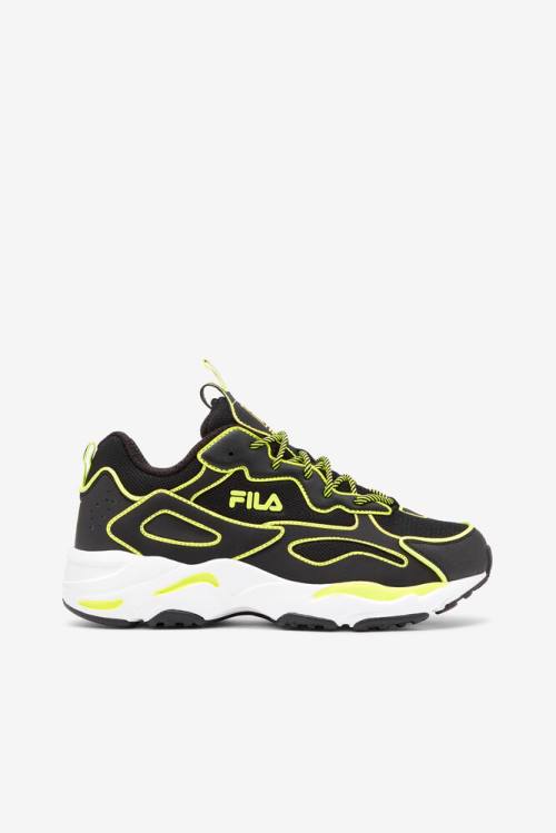 Fila Ray Tracer Neon Superge Ženske Črna / Rumena / Bela | Fila238MS