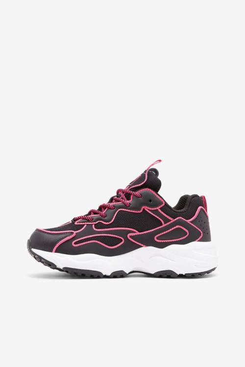 Fila Ray Tracer Neon Superge Ženske Črna / Roza / Bela | Fila532HB