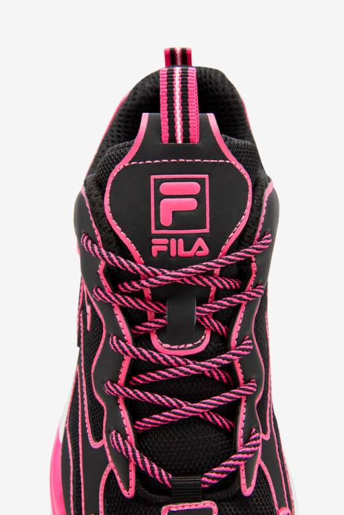 Fila Ray Tracer Neon Superge Ženske Črna / Roza / Bela | Fila532HB